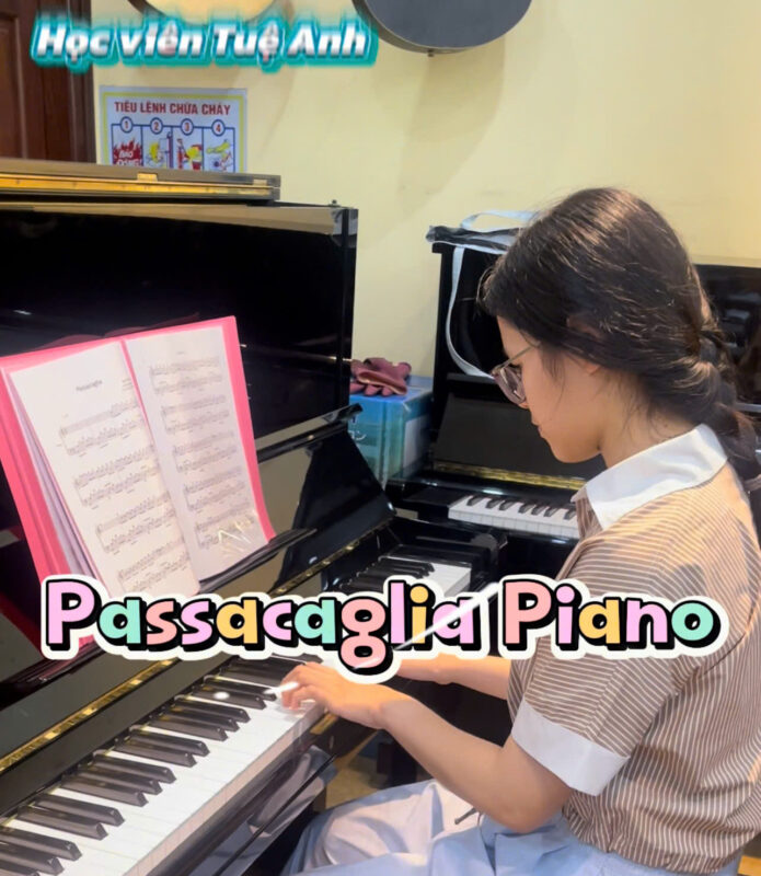 Học viên Tuệ Anh với tác phẩm Passacaliga
